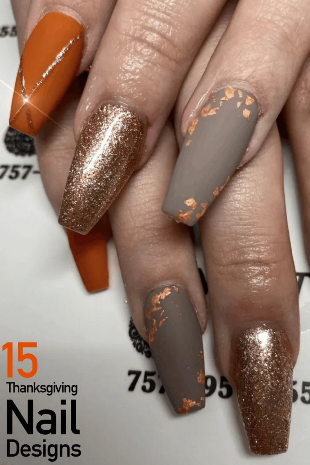 Adorable Thanksgiving Nail Ideas - The Unlikely Hostess  Nails