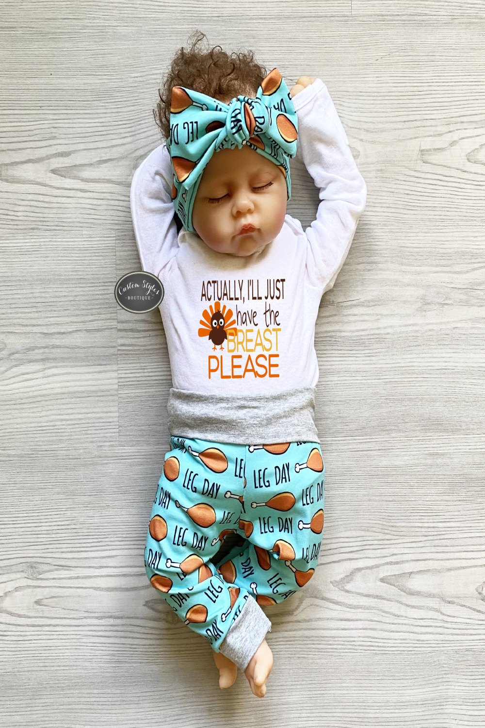 Baby Girls First Thanksgiving Outfit Turkey Leggings Hat and - Etsy