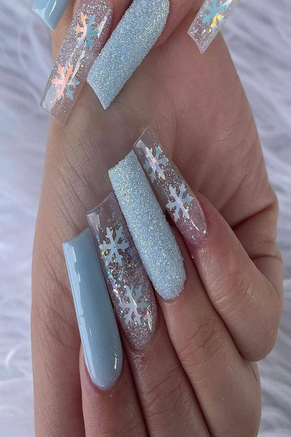 Best nails art ideas in   Quinceanera winter wonderland theme