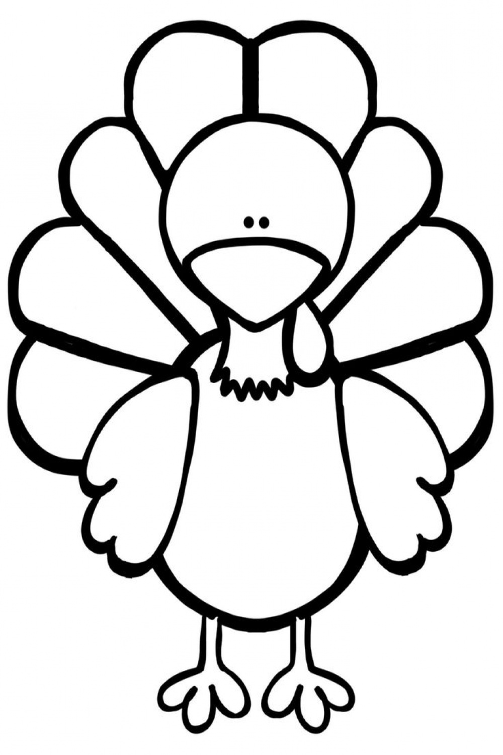 Blank Turkey Template - Sample Professional Template with Blank