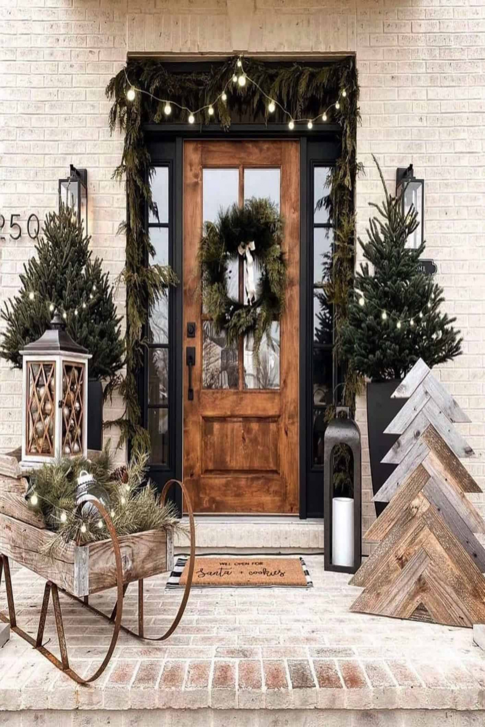 + Brilliant And Inspiring Christmas Front Porch Decor Ideas To DIY