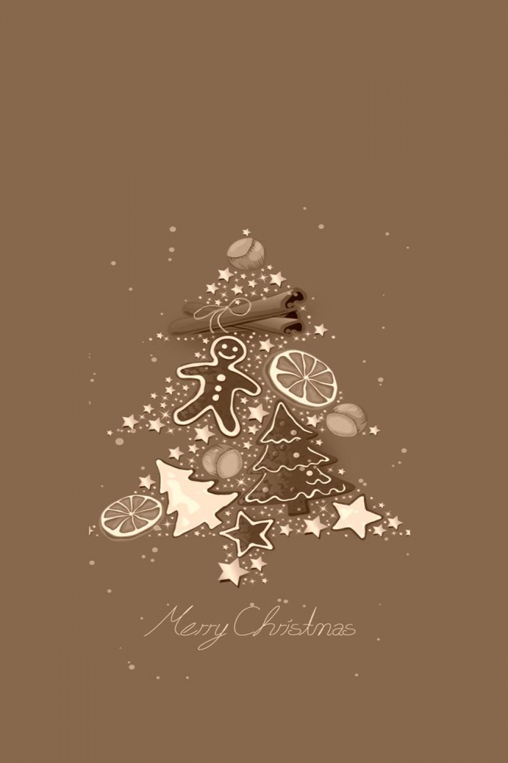 brown christmas wallpaper  Christmas wallpaper, Christmas phone