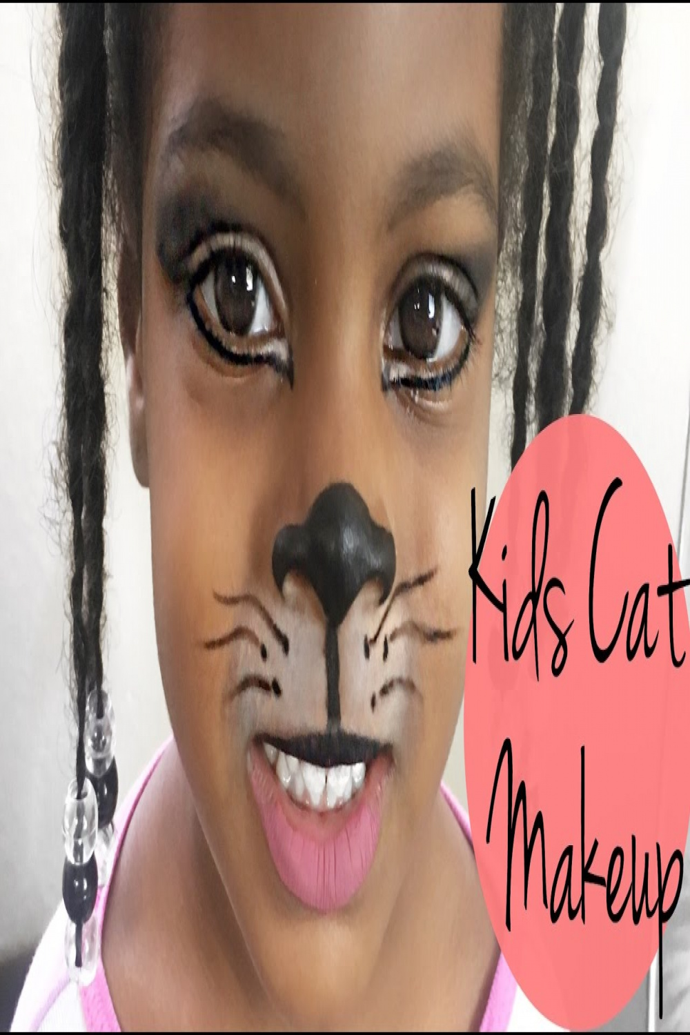 CAT HALLOWEEN MAKEUP FOR KIDS