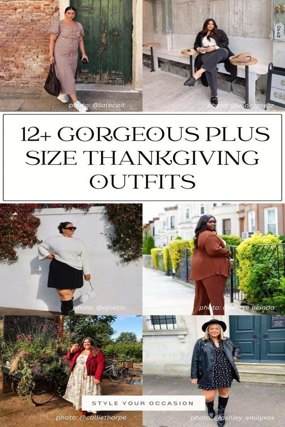 + Chic & Casual Plus Size Thanksgiving Outfit Ideas  Fall