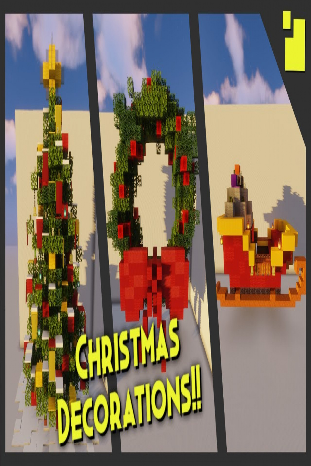 Christmas Decoration Ideas for Minecraft (.6