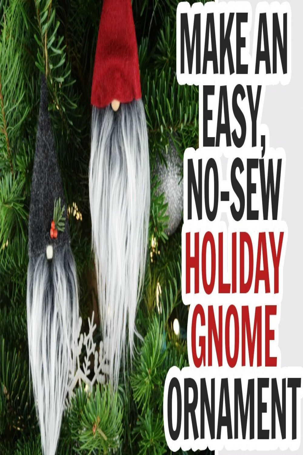 Christmas Gnome Ornament / DIY Swedish Gnomes / Gnomes DIY / How to Make  Gnome Ornaments / Gnome