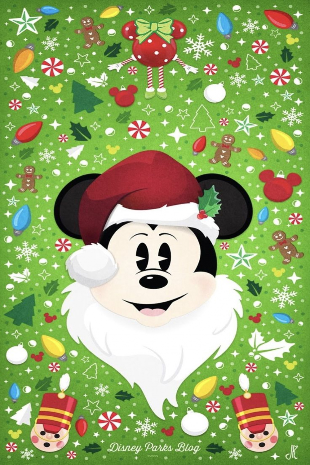 Christmas Mickey Mouse Wallpaper / Disney XMAS / Fondo de pantalla