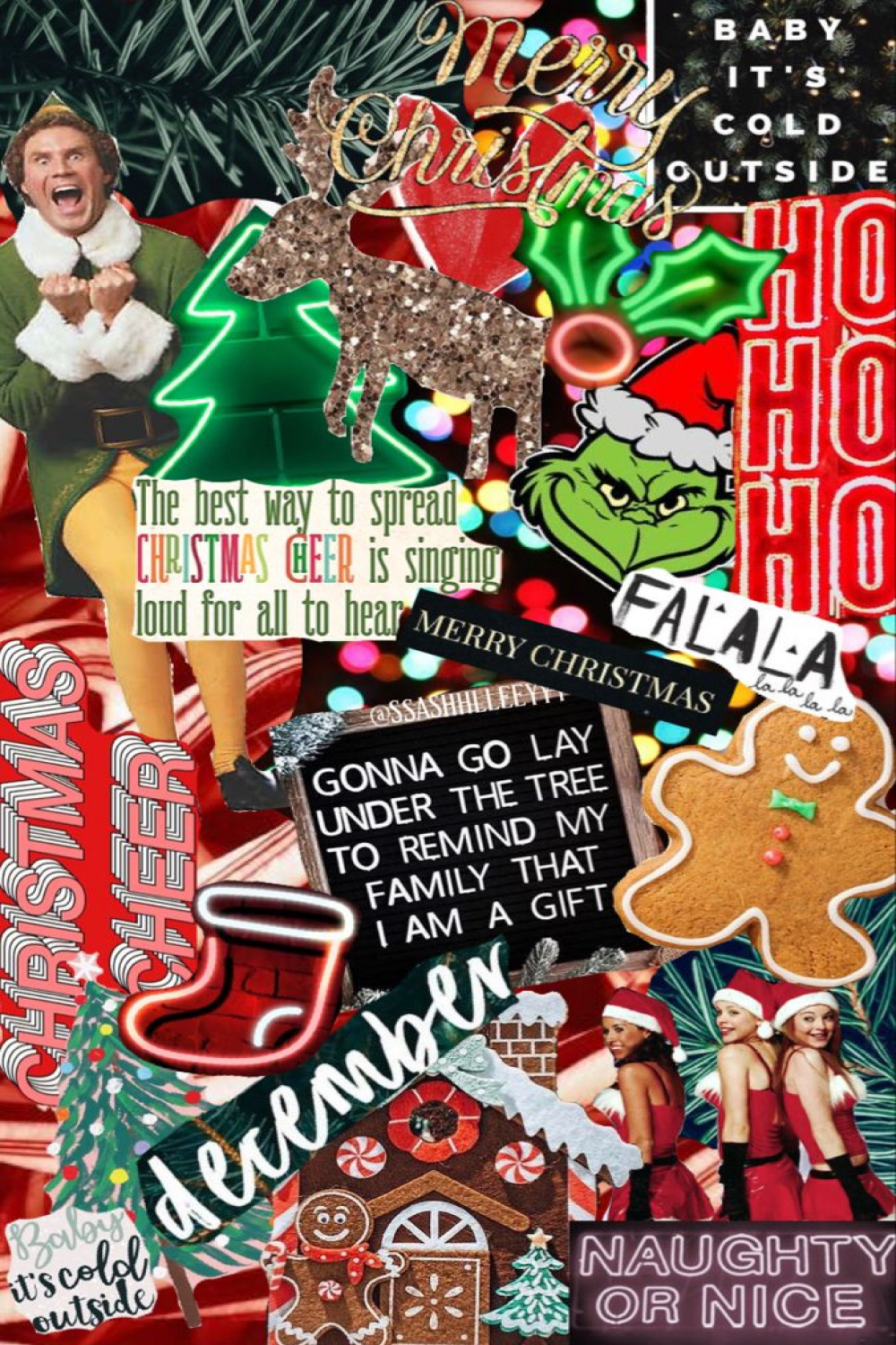 Christmas vsco collage  Christmas phone wallpaper, Wallpaper