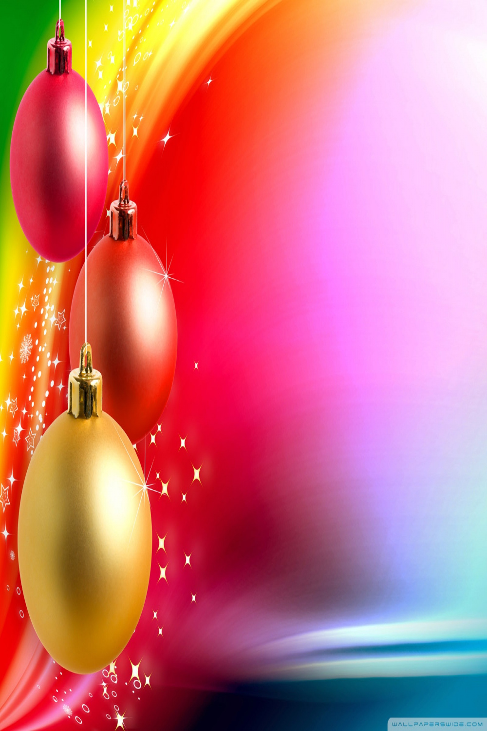 Colorful Christmas Background Ultra HD Desktop Background