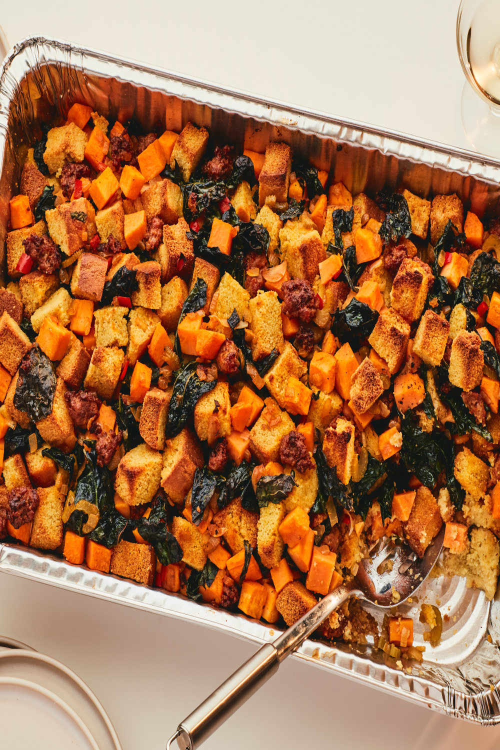 Cornbread Stuffing With Chorizo