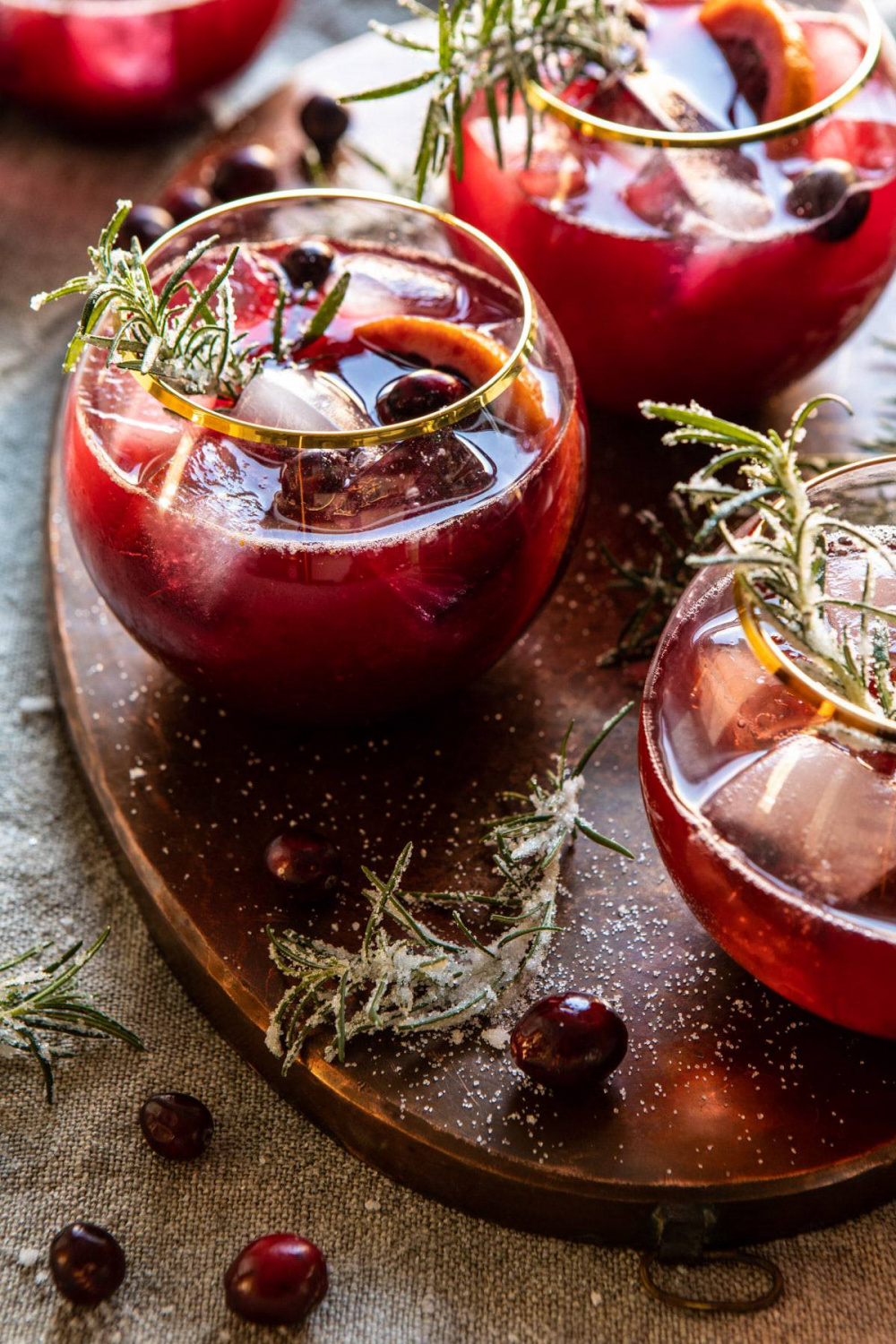 Cranberry Bourbon Sour Punch