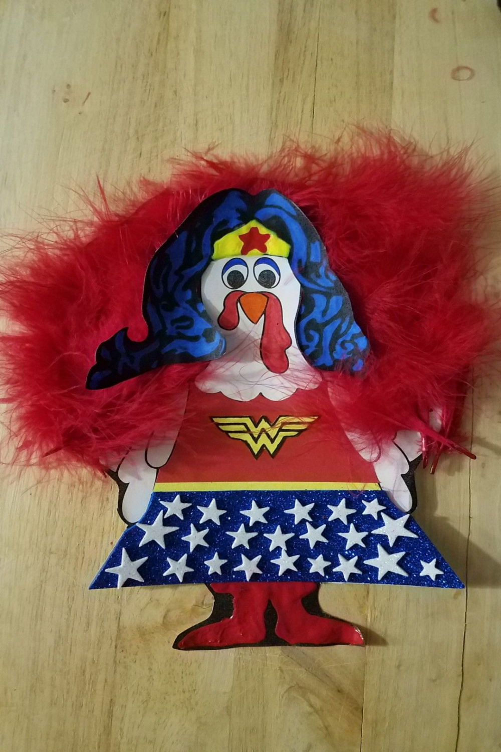 Disguise a Turkey - wonderwoman  Turkey disguise, Turkey disguise