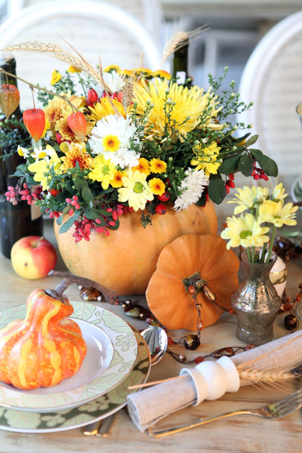 DIY Thanksgiving Centerpieces - Easy Thanksgiving Table Ideas