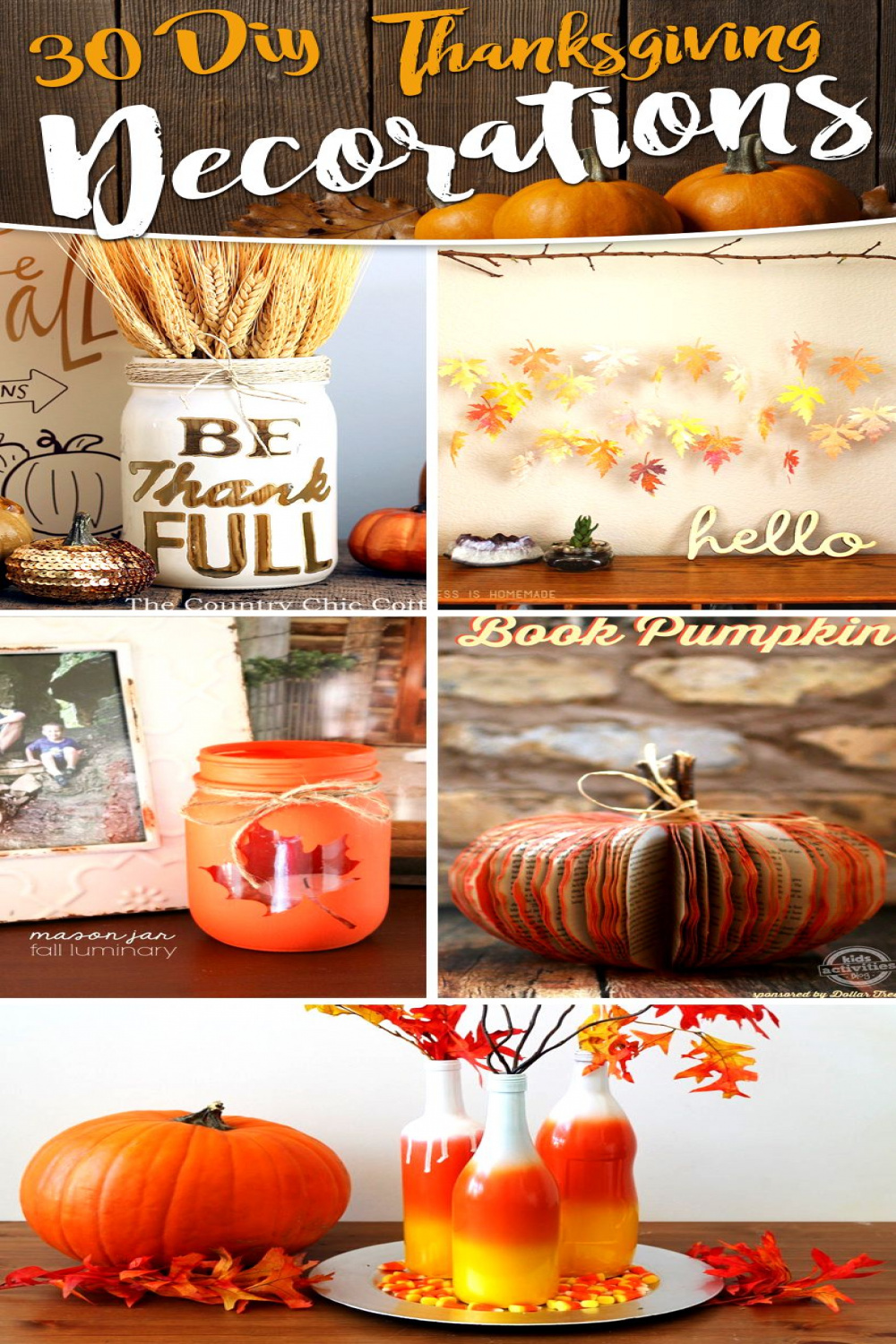 DIY Thanksgiving Decoration Ideas To Setup A Fall-Inspired Home