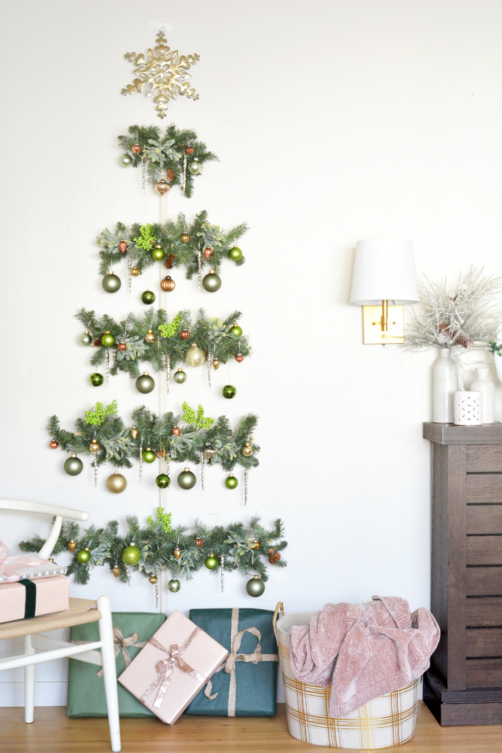 DIY Wall Christmas Tree  Centsational Style