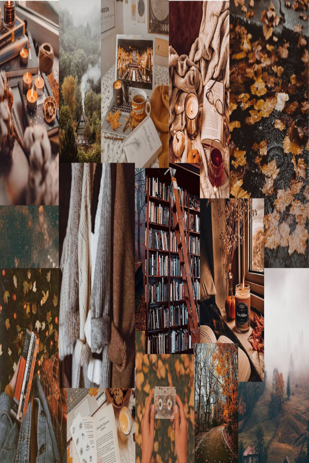 Download Cozy Season Collage Autumn Aesthetic Laptop Wallpaper