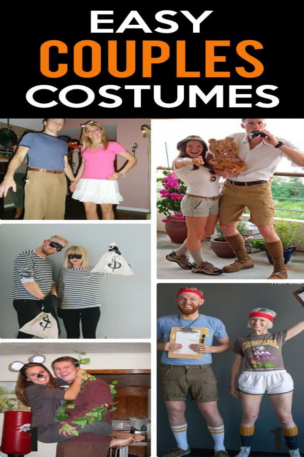 + Easy Couple Halloween Costumes in   Cute couple halloween