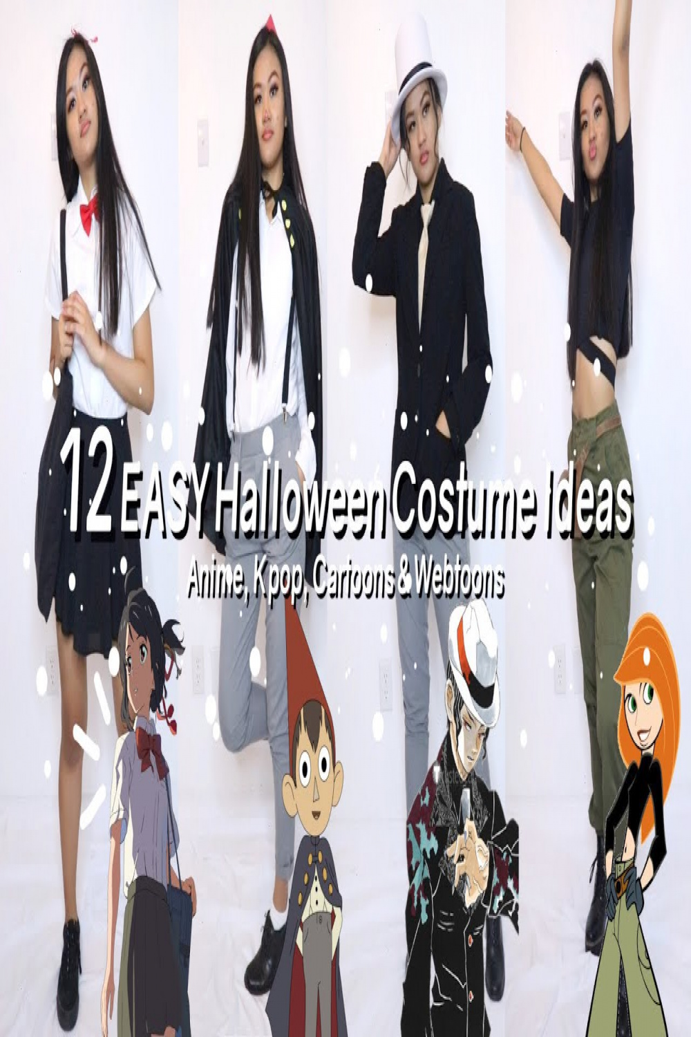 Easy Halloween Costume Ideas  Anime, Cartoons, Kpop, Webtoon