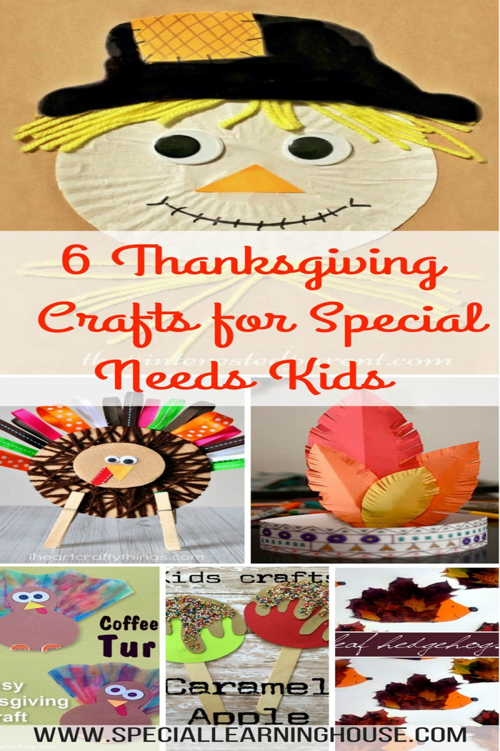 Easy Thanksgiving crafts for kids with autism - Special Learning