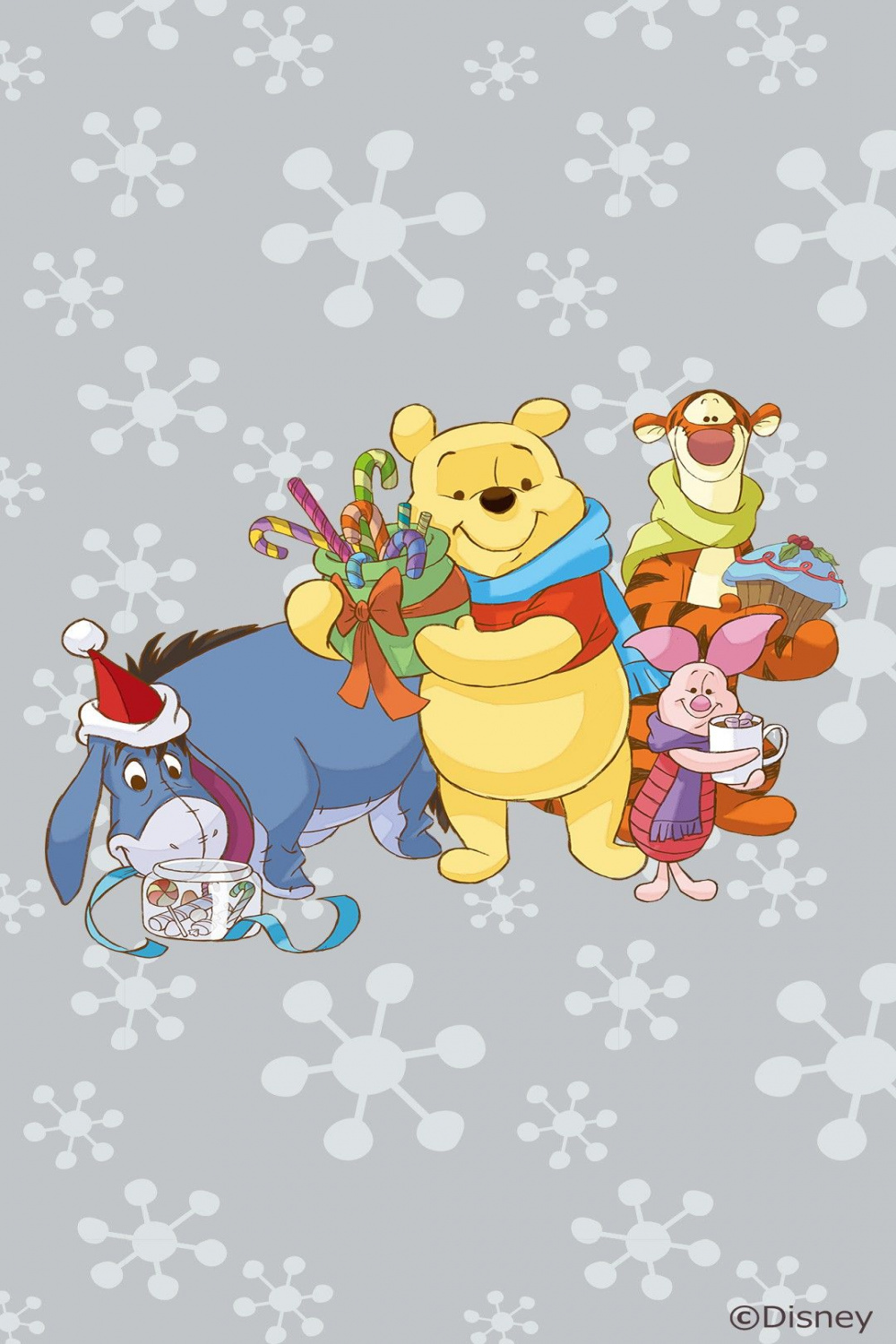 Fondo de pantalla de Winnie-the-Pooh navidad  Winnie the pooh