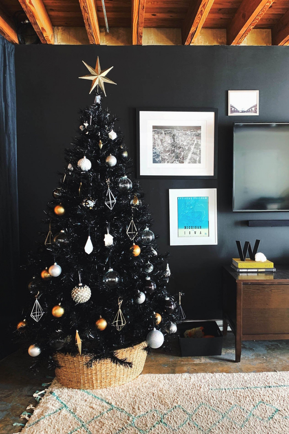 ft Black Christmas Tree Halloween - Etsy