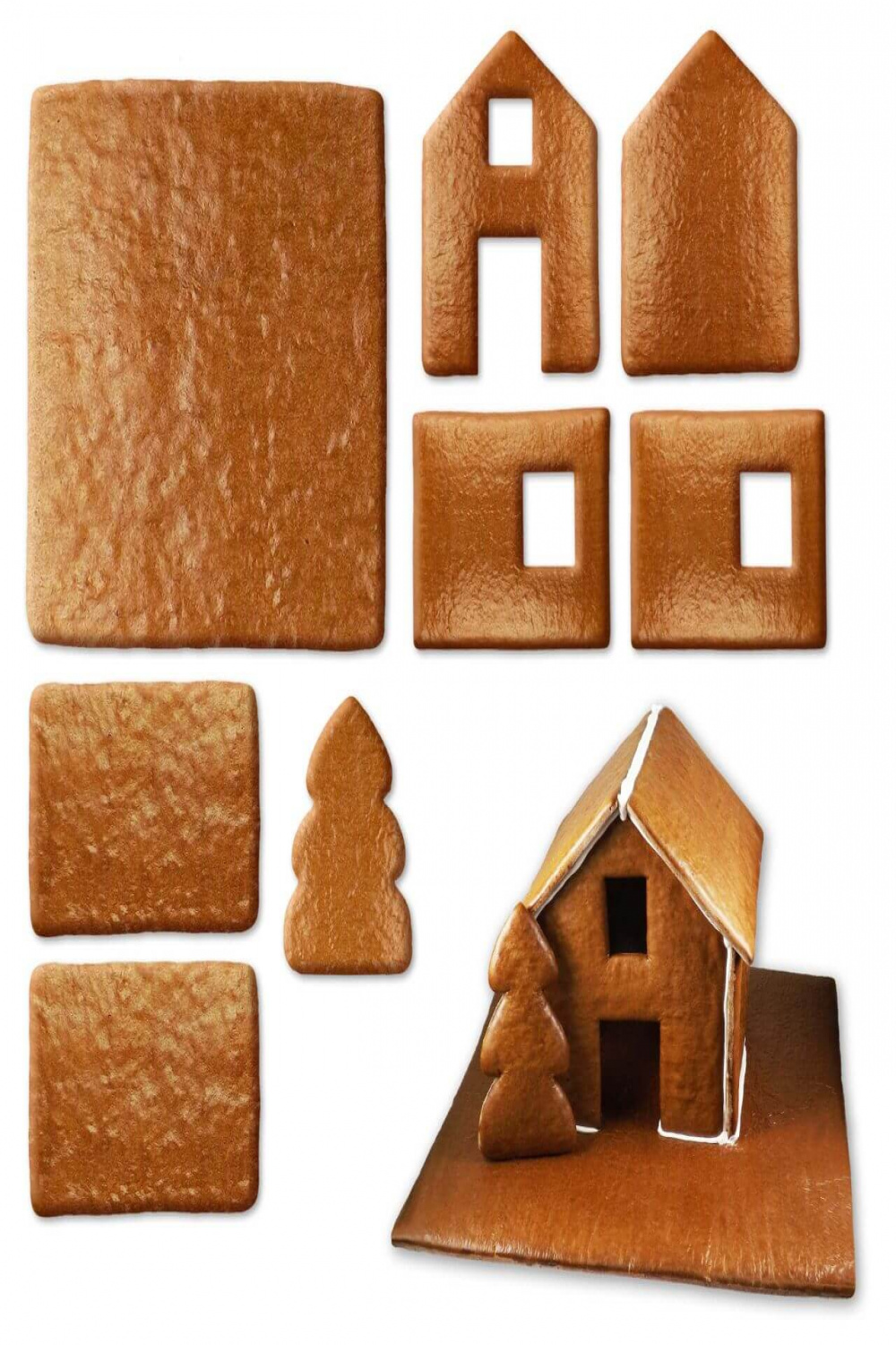 Gingerbread house - kit - size XL