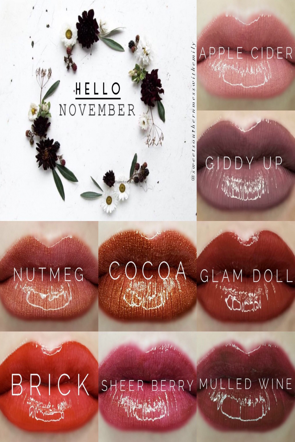 Hello November Lipsense  Senegence lipsense, Lipsense, Lipsense