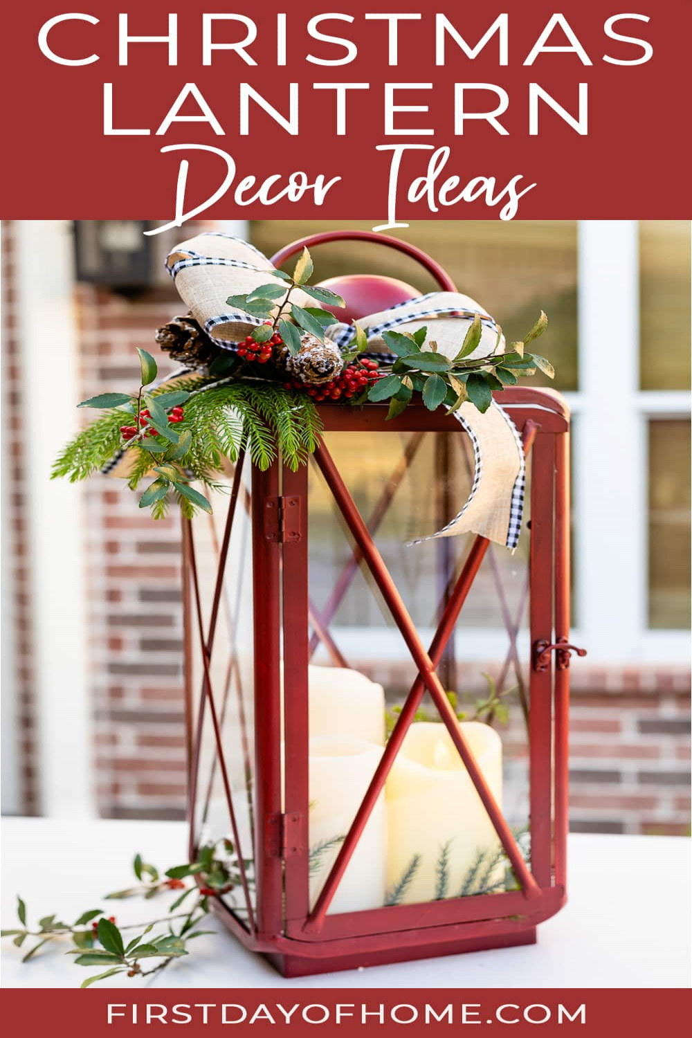 How to Decorate a Lantern for Christmas Like a Pro ()