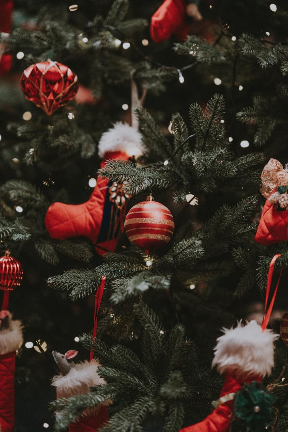 i love the red and green aesthetic of christmas  Christmas tree