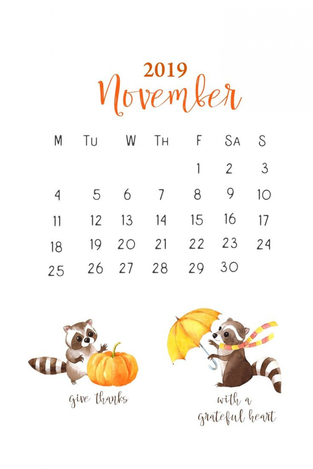 iPhone Wallpaper November  Calendar  Calendar wallpaper