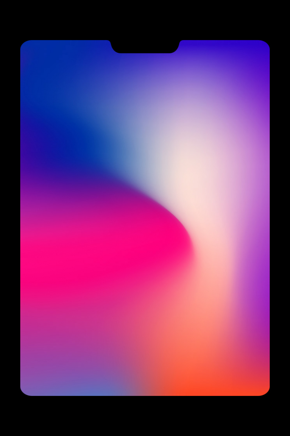 iPhone X notch wallpaper  Iphone wallpaper lights, Iphone