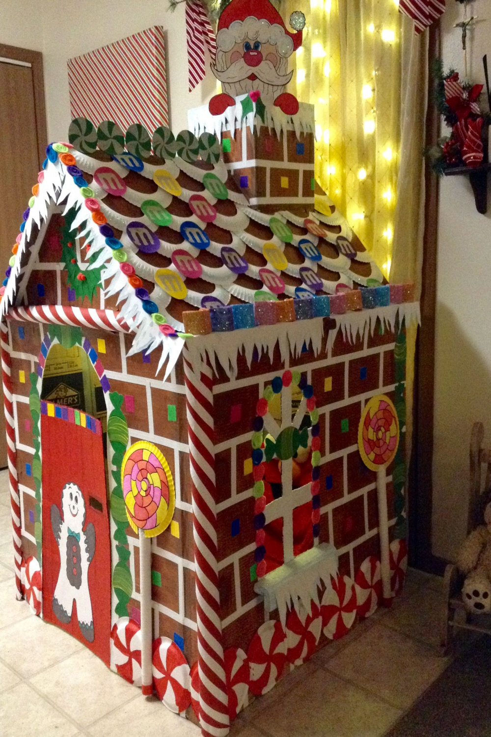 Life size gingerbread house  Gingerbread christmas decor