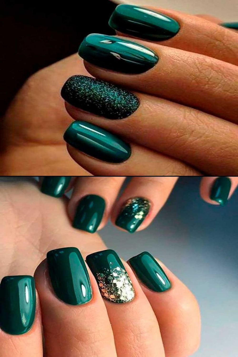 + Nails idea to slay this Christmas  Nails, Green nail designs