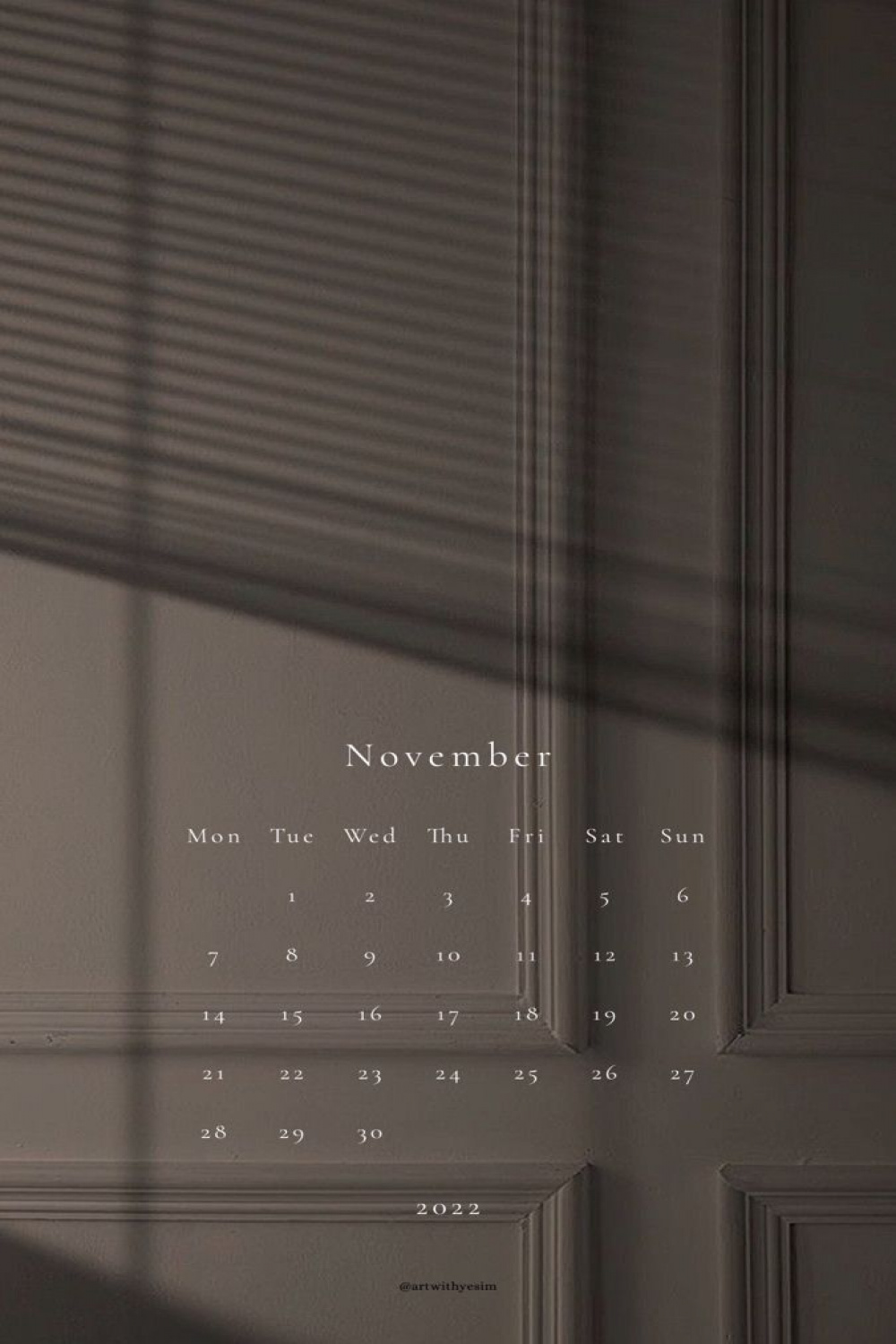 november #kasım # #kasım #wallpaper #aesthetic #calendar