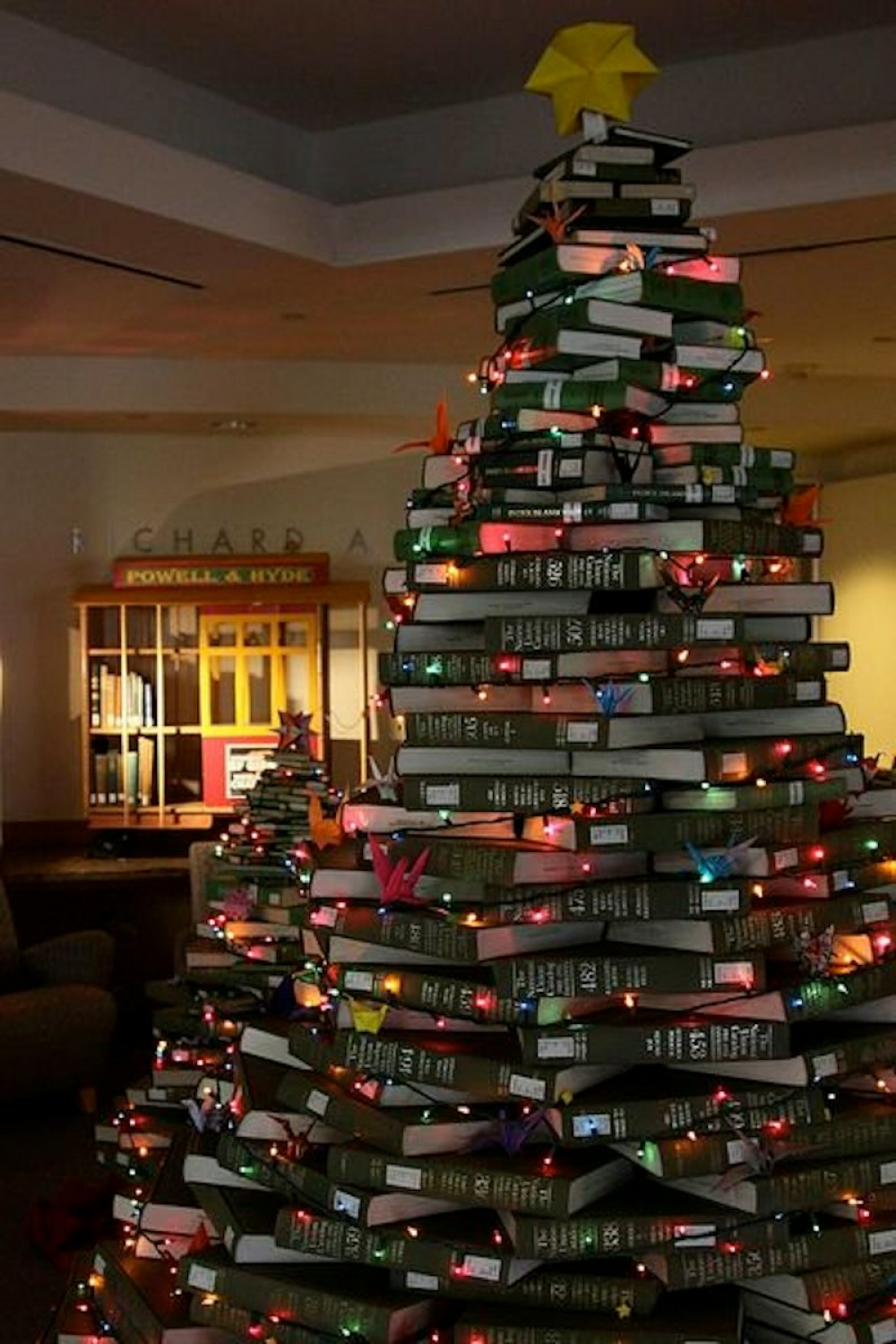 Of The Best Christmas Trees Made Of Books