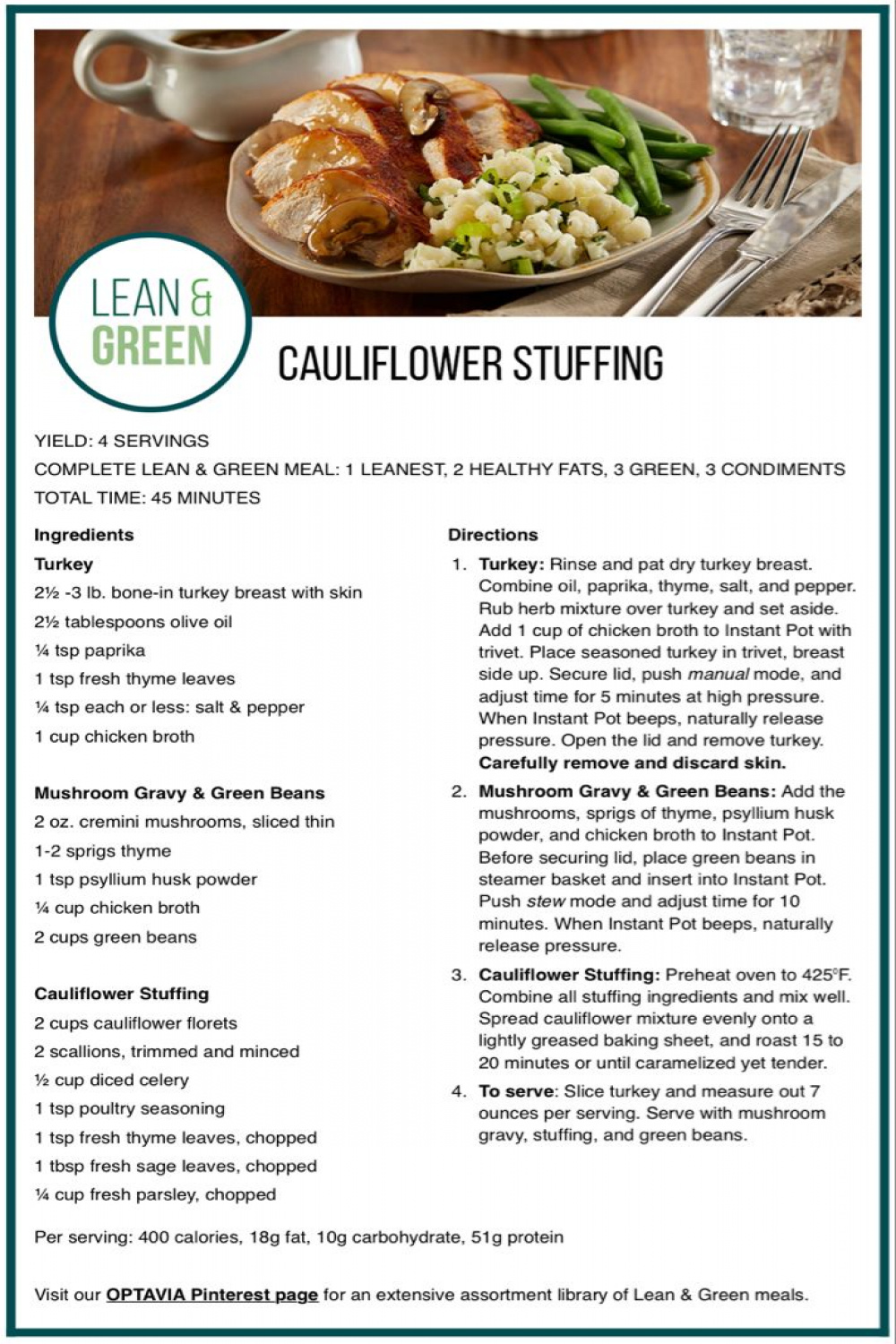 Optavia Thanksgiving  Lean protein meals, Lean eating, Lean and