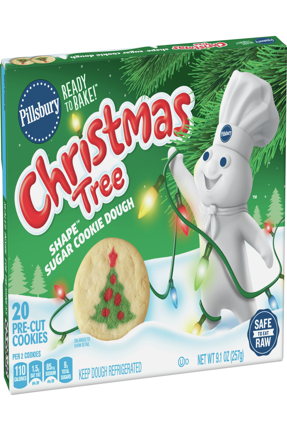 Pillsbury™ Shape™ Christmas Tree Sugar Cookie Dough - Pillsbury