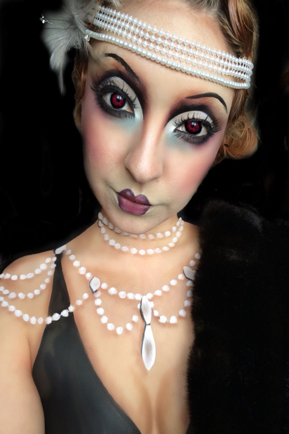 Pin by Anastasia McMurchy on Halloween  s makeup flapper