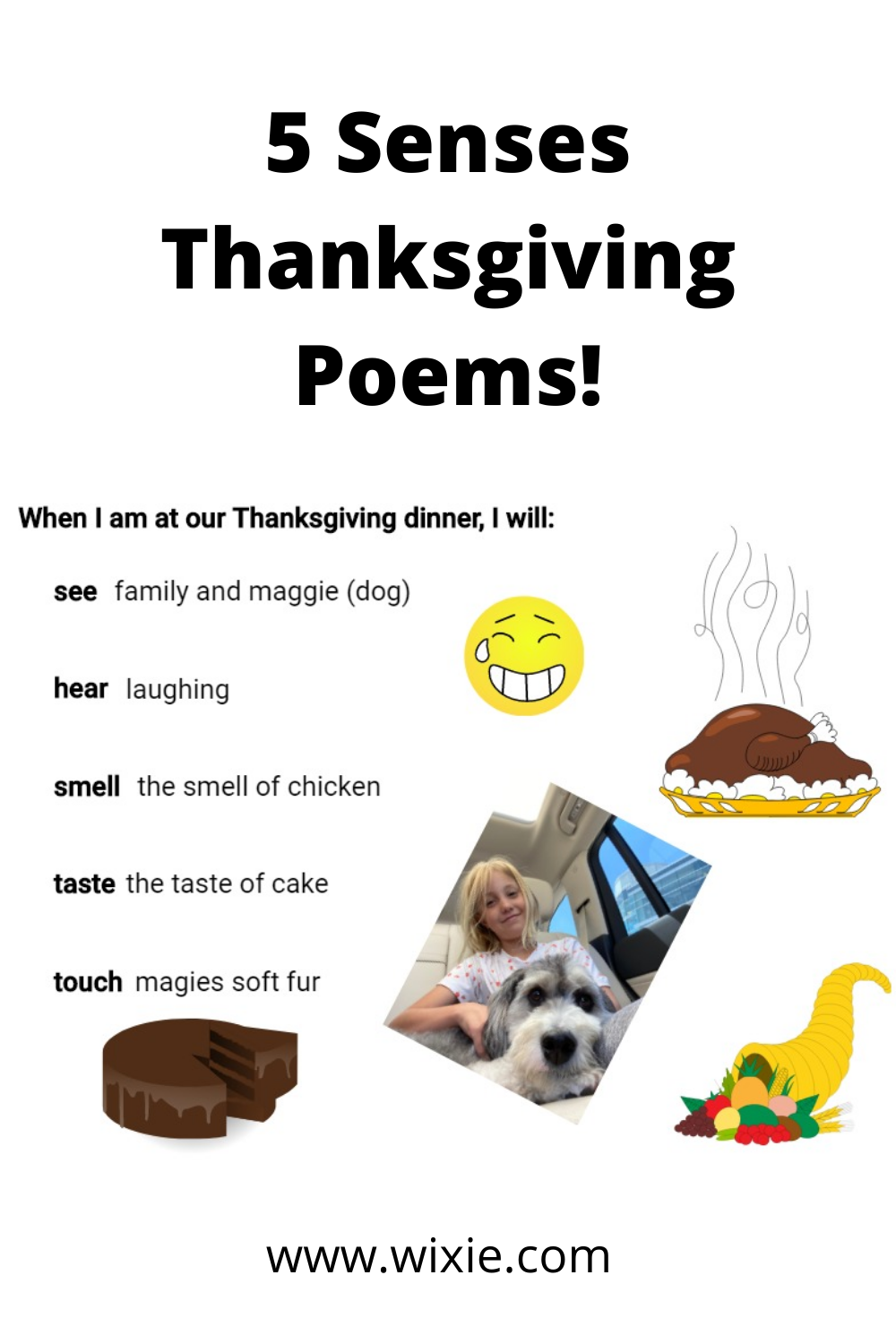 Senses Thanksgiving Poems!  Thanksgiving poems, Poems