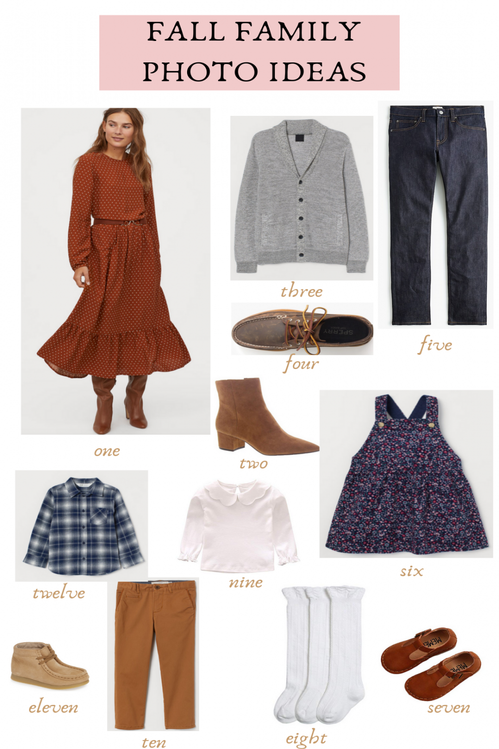 Thanksgiving & Fall Family Photo Outfit Ideas - The Mama Notes