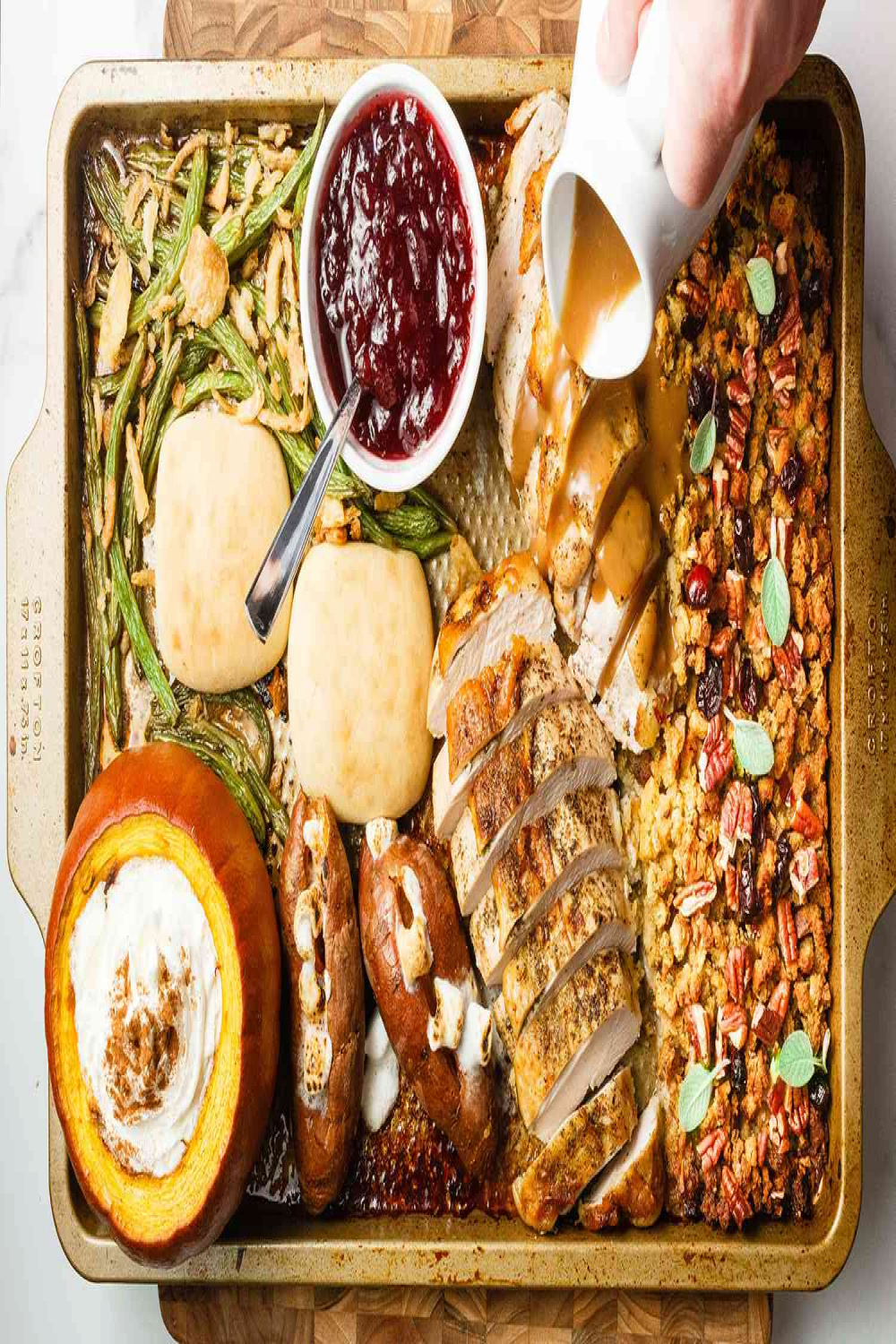 Thanksgiving Sheet Pan Meal for Two