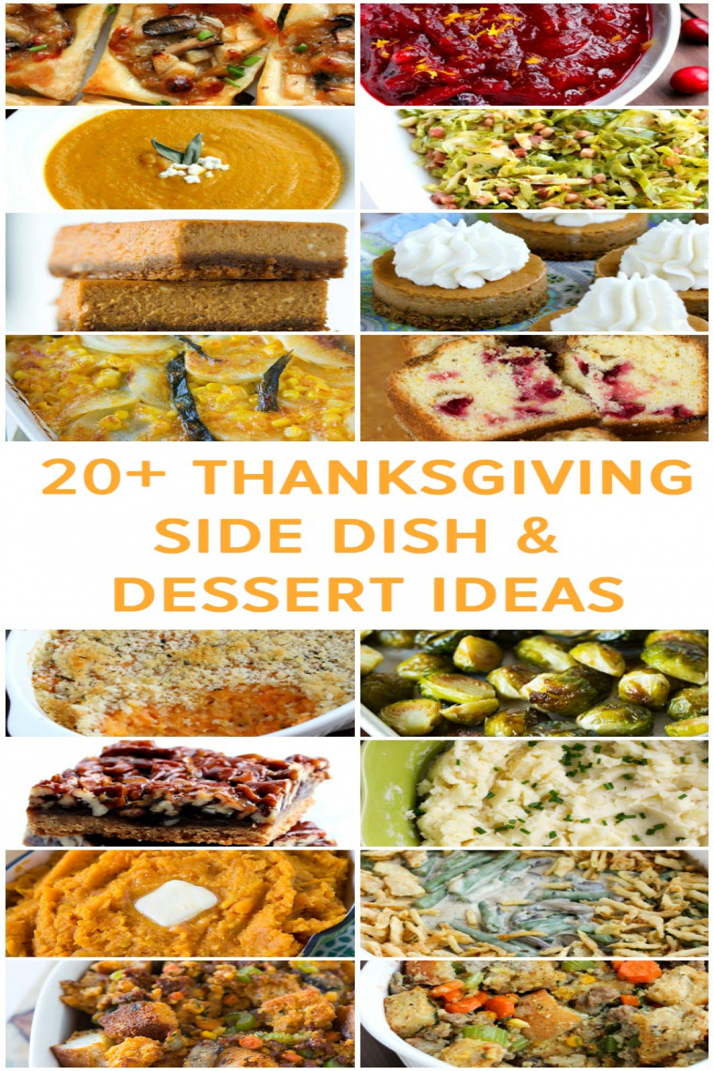 + Thanksgiving Side Dish and Dessert Ideas  Table for Two® by