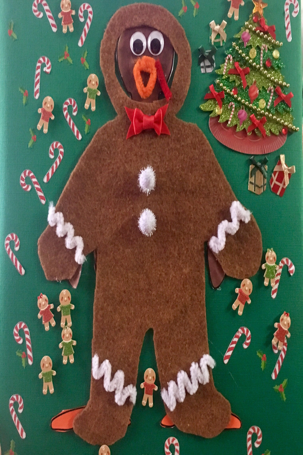 Turkey in disguise-Gingerbread Man  Turkey disguise, Turkey