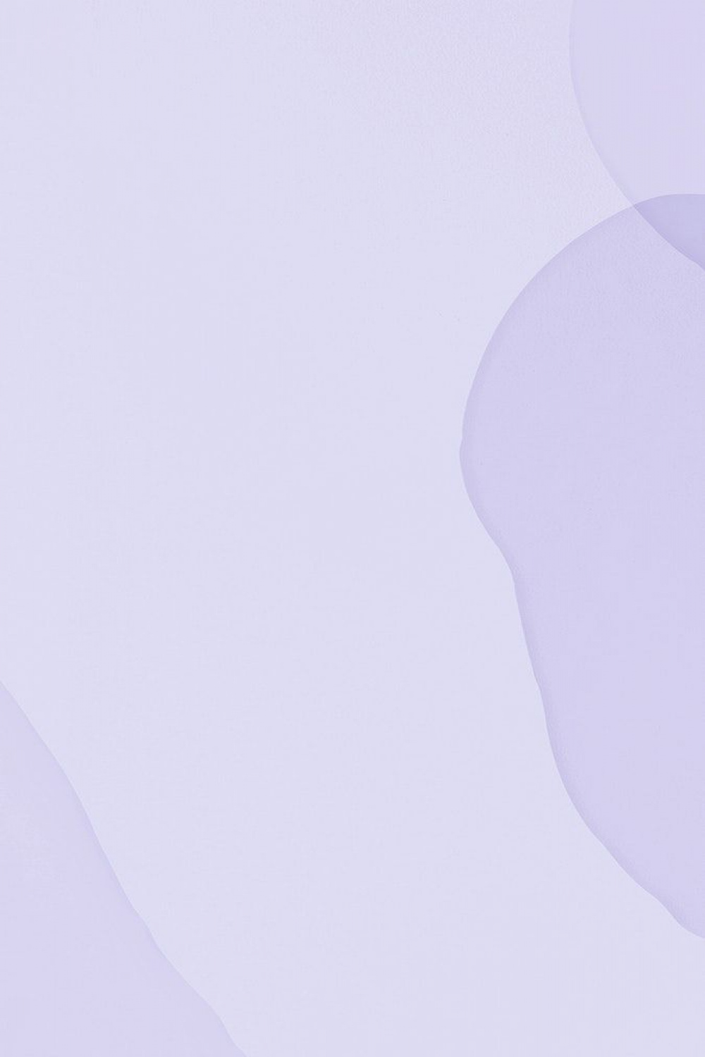 Abstract pastel purple watercolor phone wallpaper  free image by