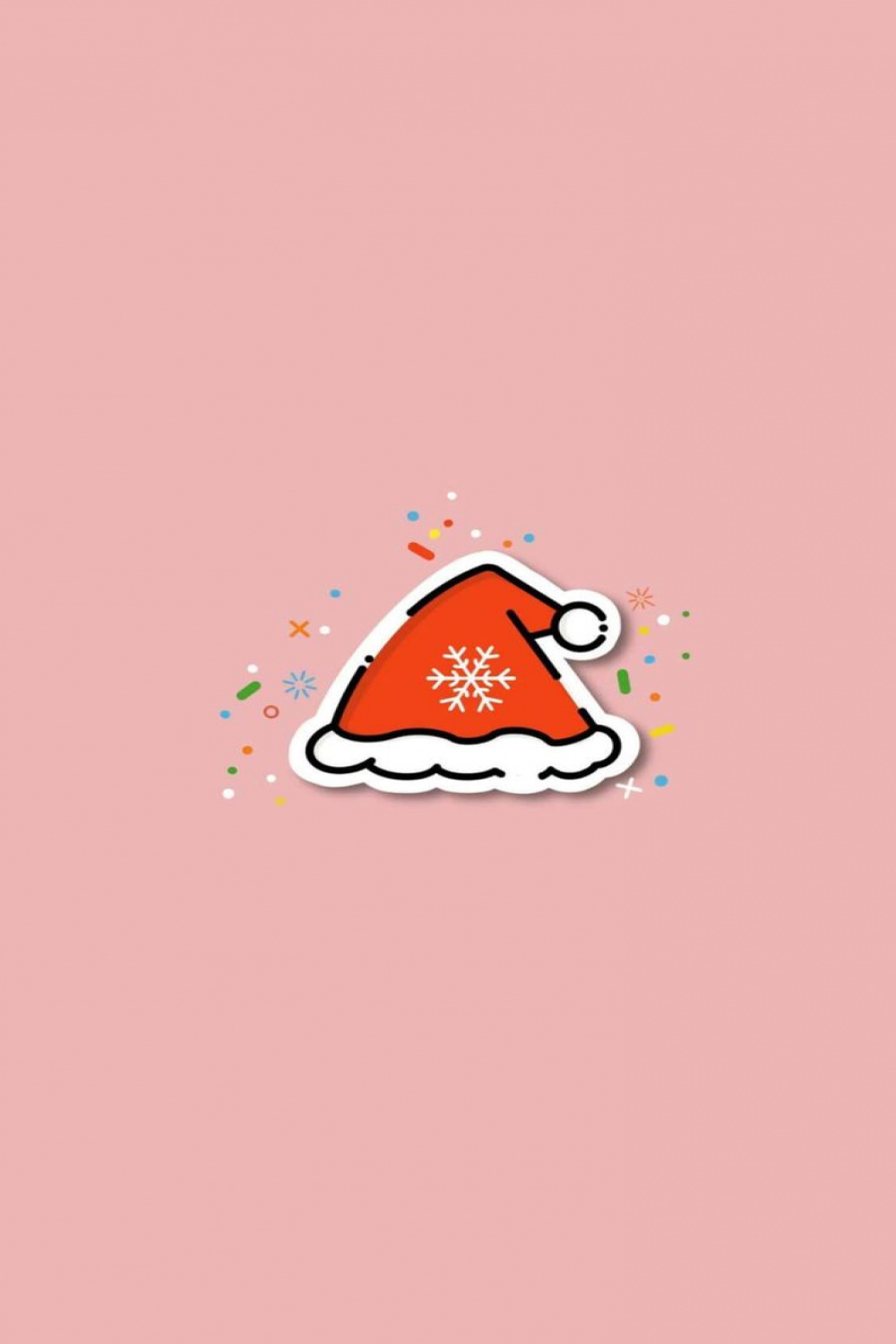 Aesthetic Simple Phone Christmas Wallpapers Free & HD