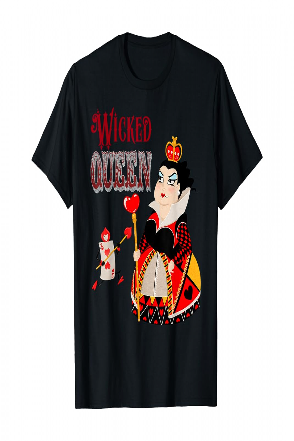 Alice In Wonderland Wicked Queen Of Hearts T-Shirt : Amazon.co