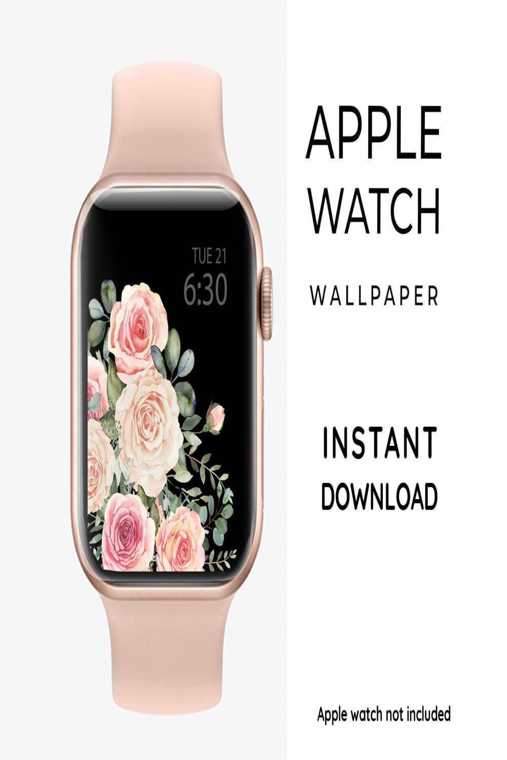 Apple Watch Wallpaper Blooming Floral Apple Watch (Download Now