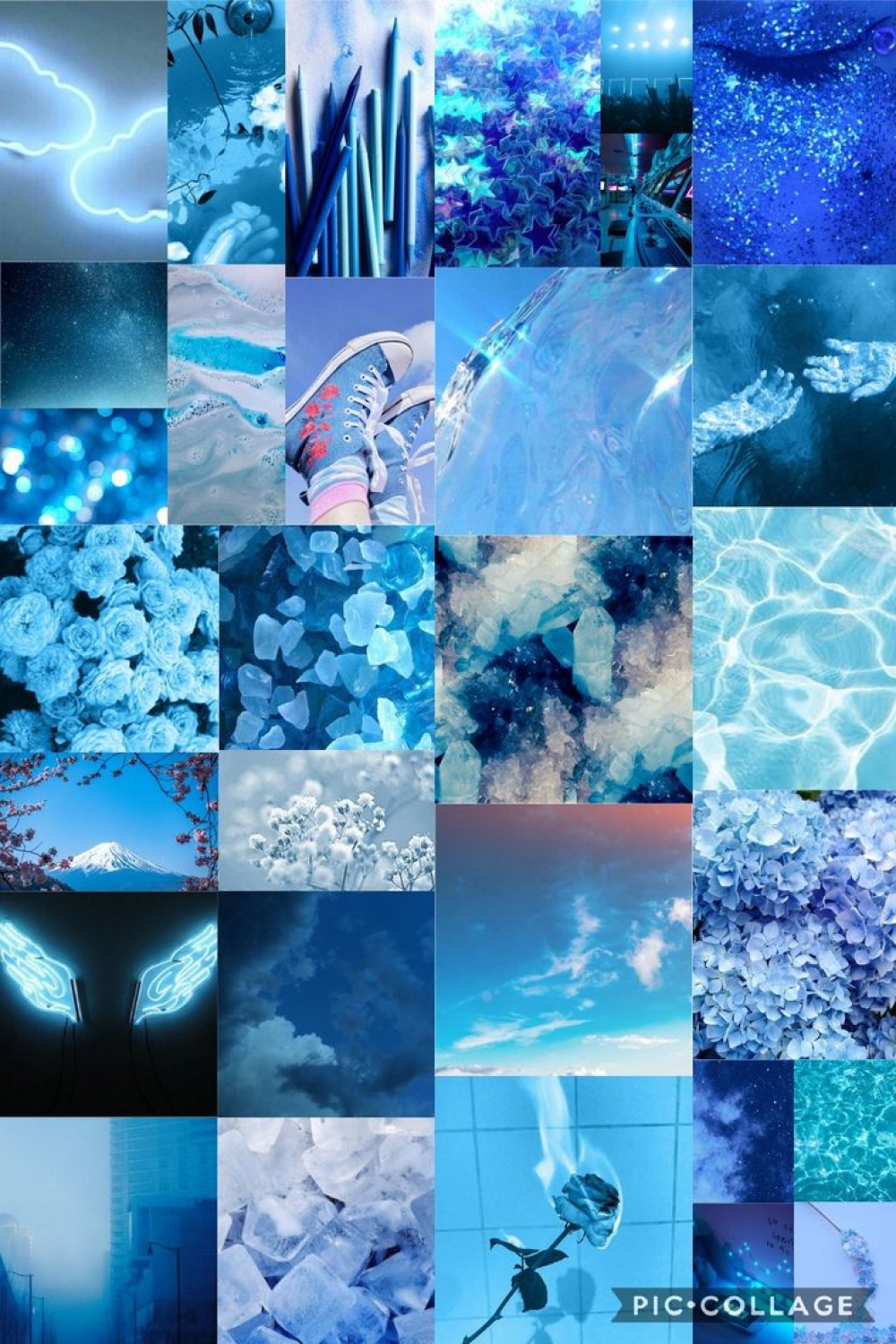 blue aesthetic  Pretty wallpapers, Cute patterns wallpaper