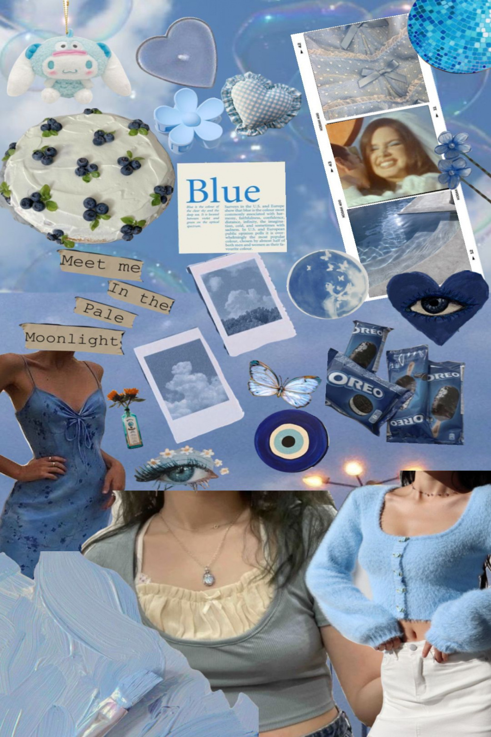 blueaesthetic #coquette #sweet in   Blue, In the pale