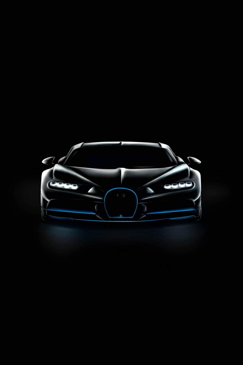 Bugatti Chiron Black iPhone Wallpaper  Bugatti chiron black